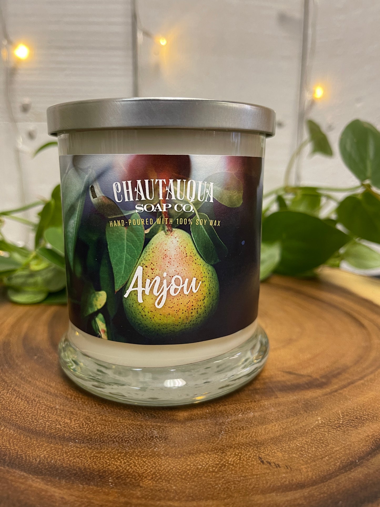 Anjou Wood Wick Candle