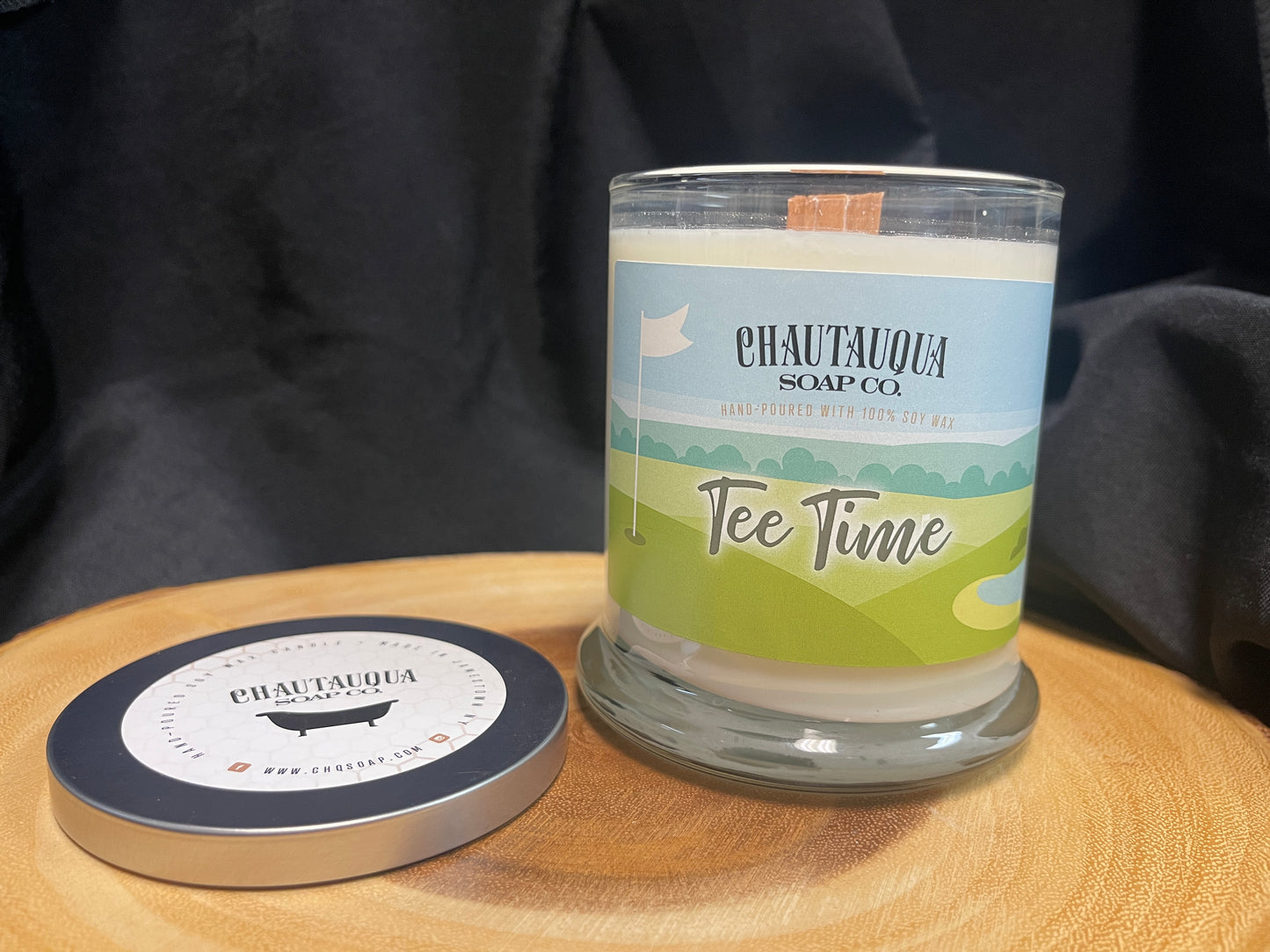 Tee Time Wood Wick Candle