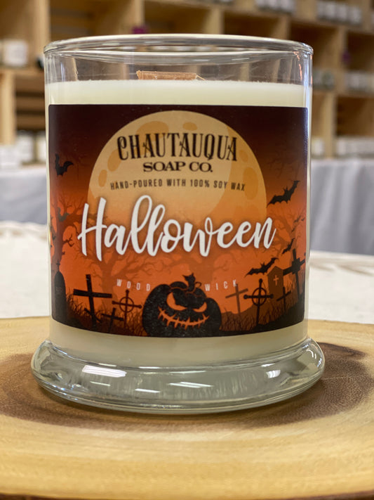 Halloween Wood Wick Candle
