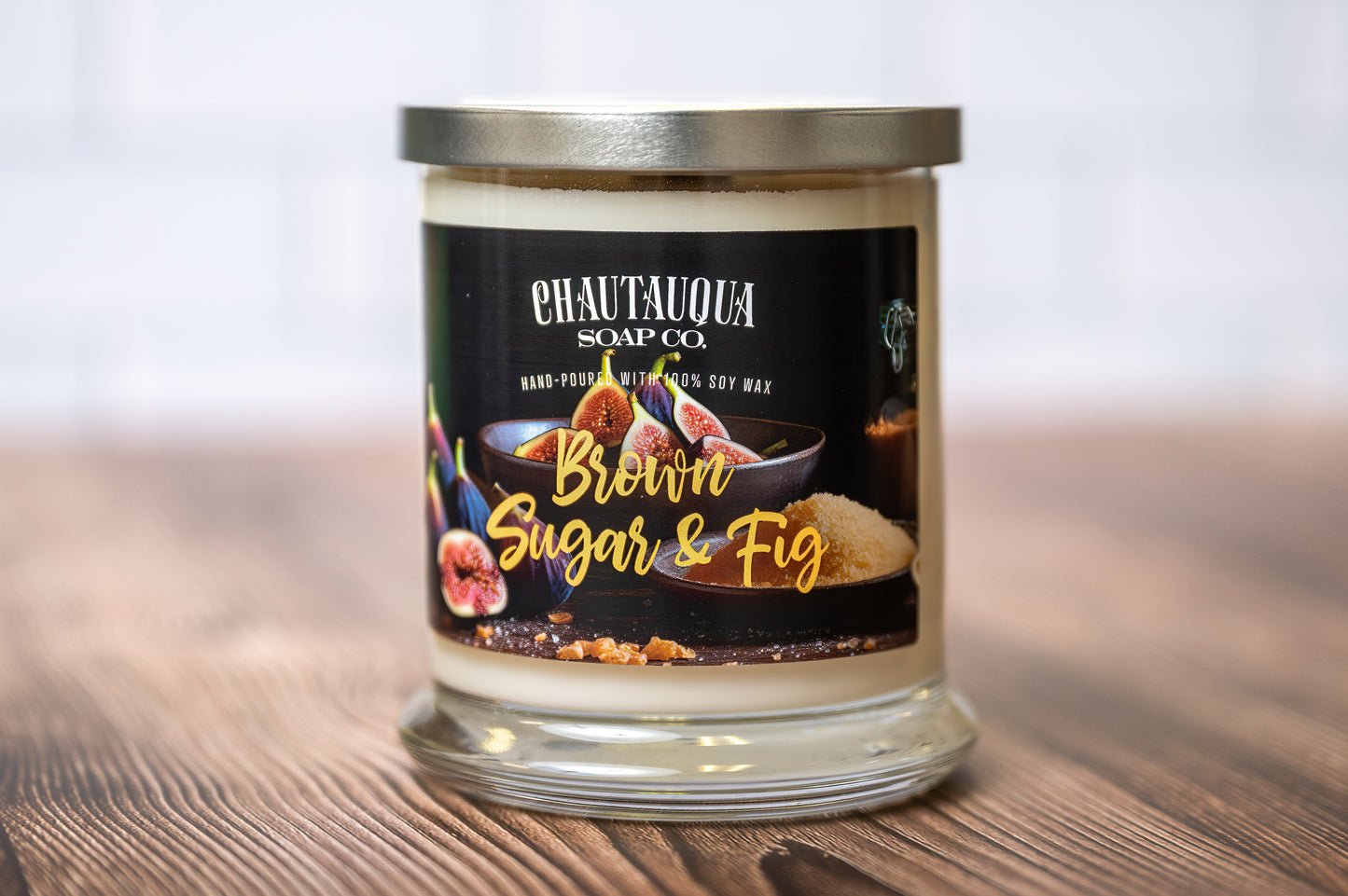 Brown Sugar & Fig Wood Wick Candle