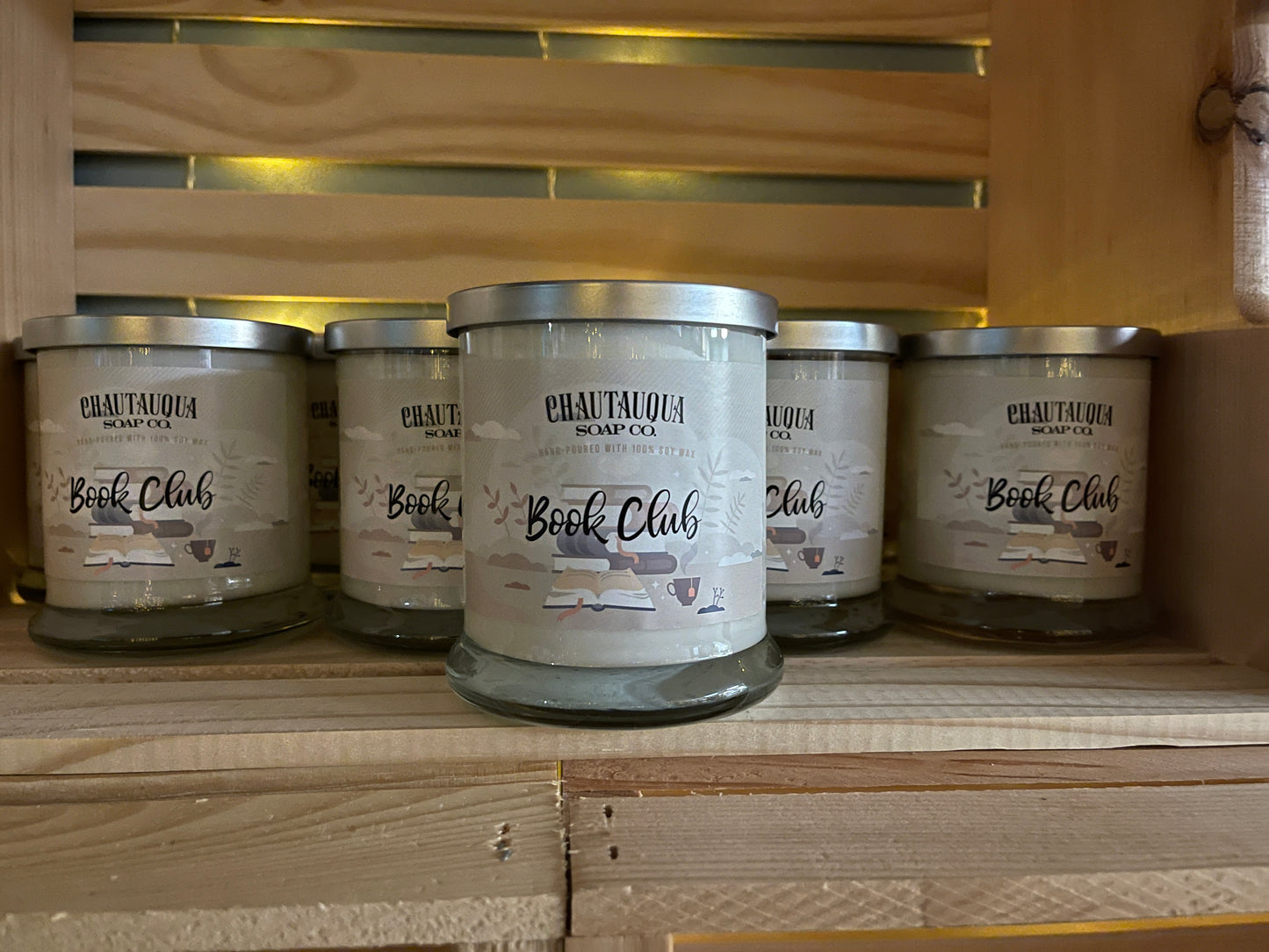 Book Club Wood Wick Soy Candle