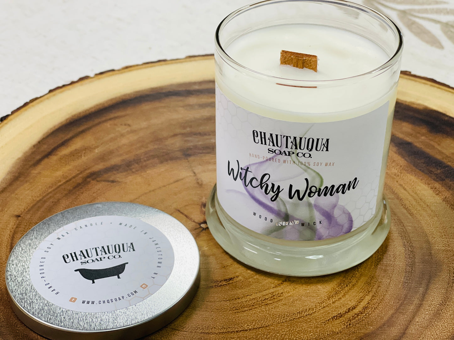 Witchy Woman Wood Wick Soy Wax Candle