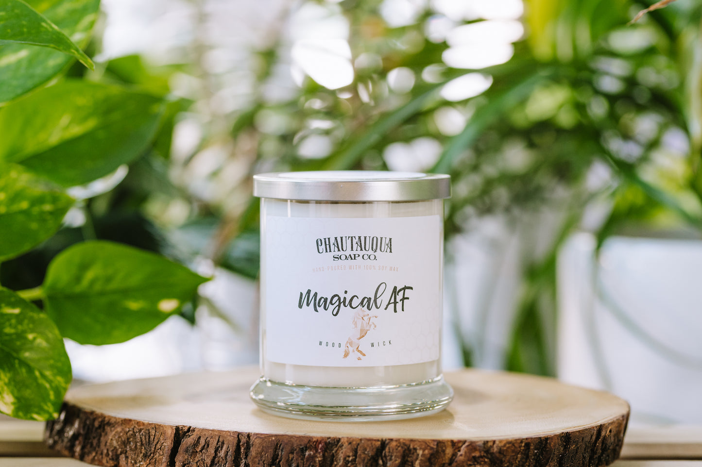 Magical AF Wood Wick Soy Wax Candle